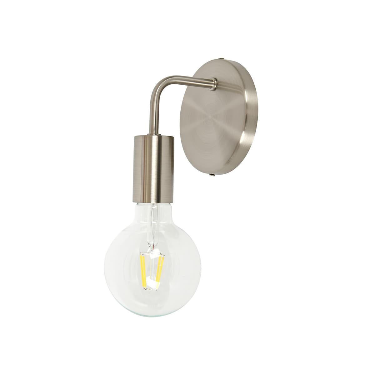 Lanie 1 Light Wall Bracket in Brushed Chrome-img-1