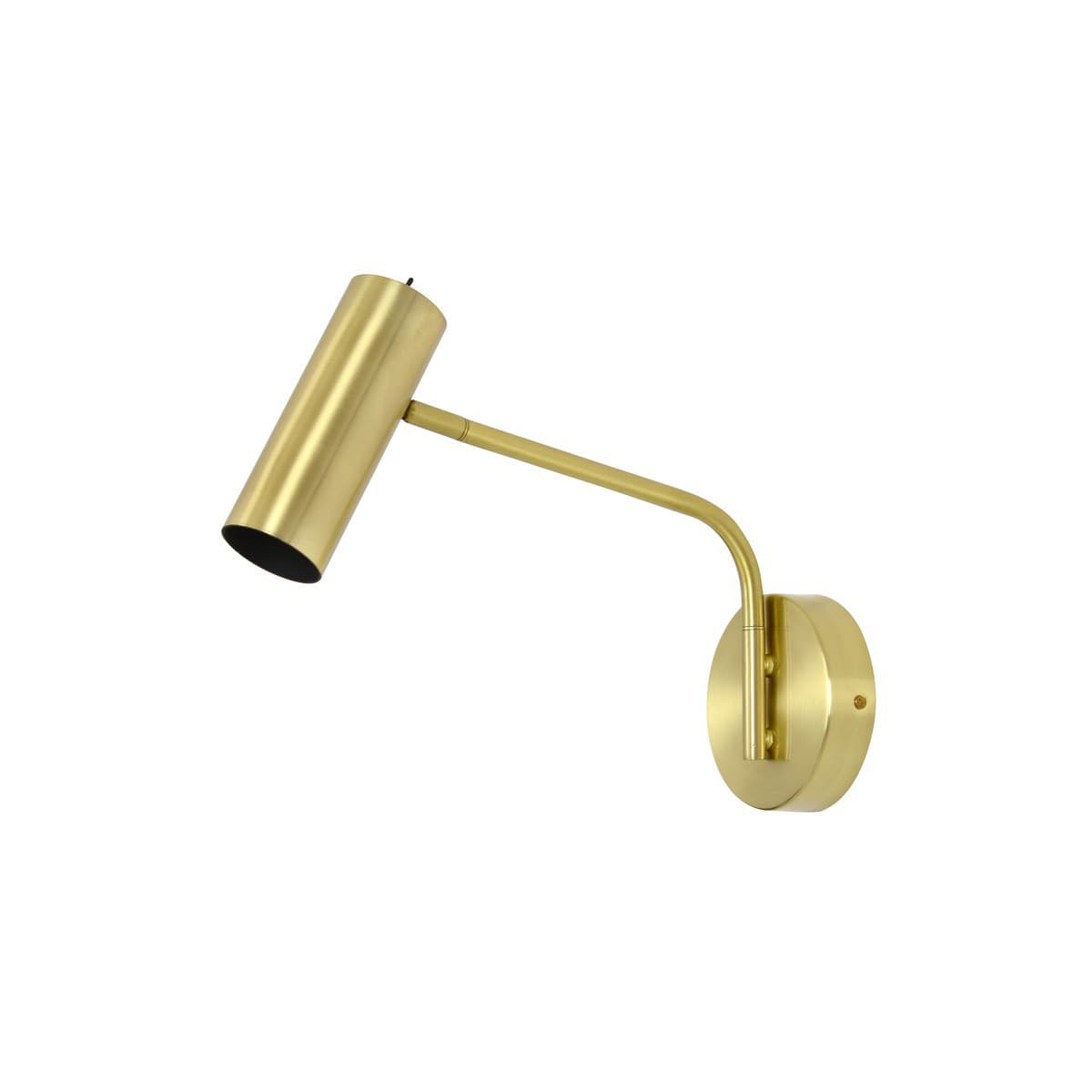 Nevada 1 Light Swing Arm Wall Bracket in Brass
