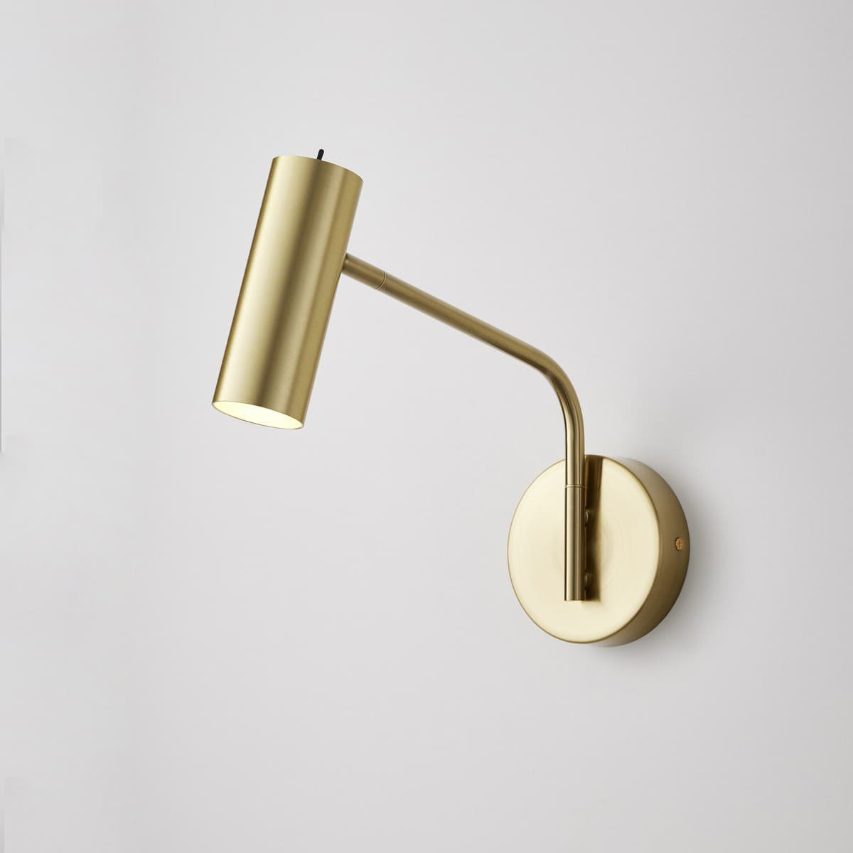 Nevada 1 Light Swing Arm Wall Bracket in Brass