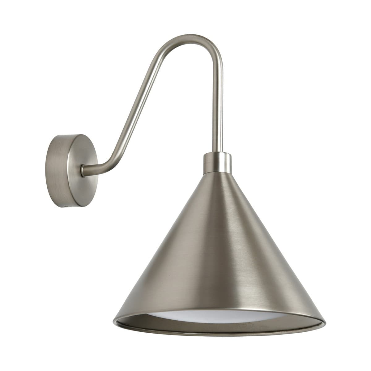 Sienna 1 Light Wall Bracket in Brushed Nickel-img-1