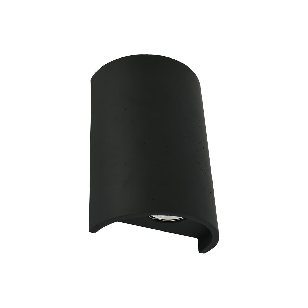 Fjord Up/Down Wall Sconce in Black Concrete-img-1
