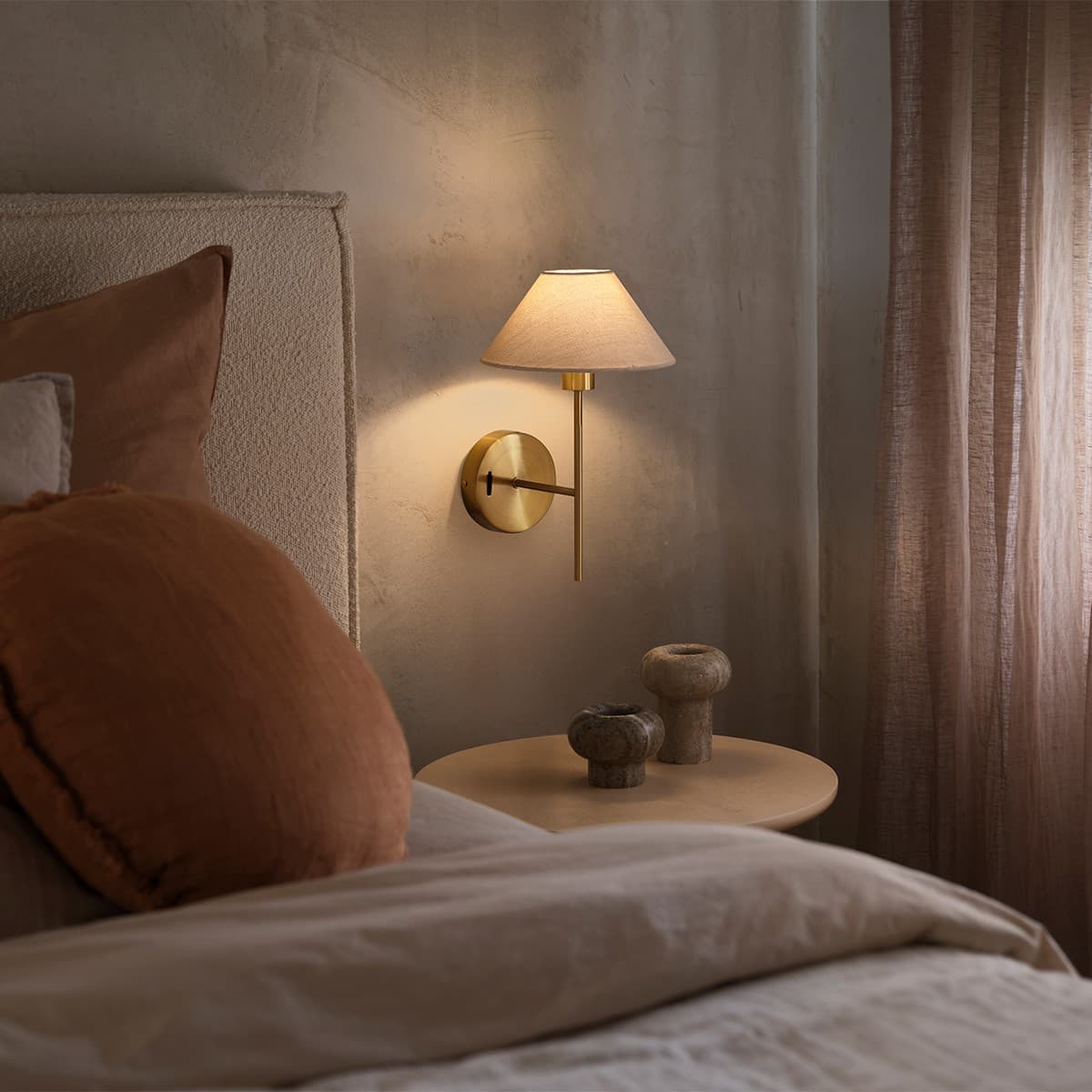 Daria Linen Shade in Natural