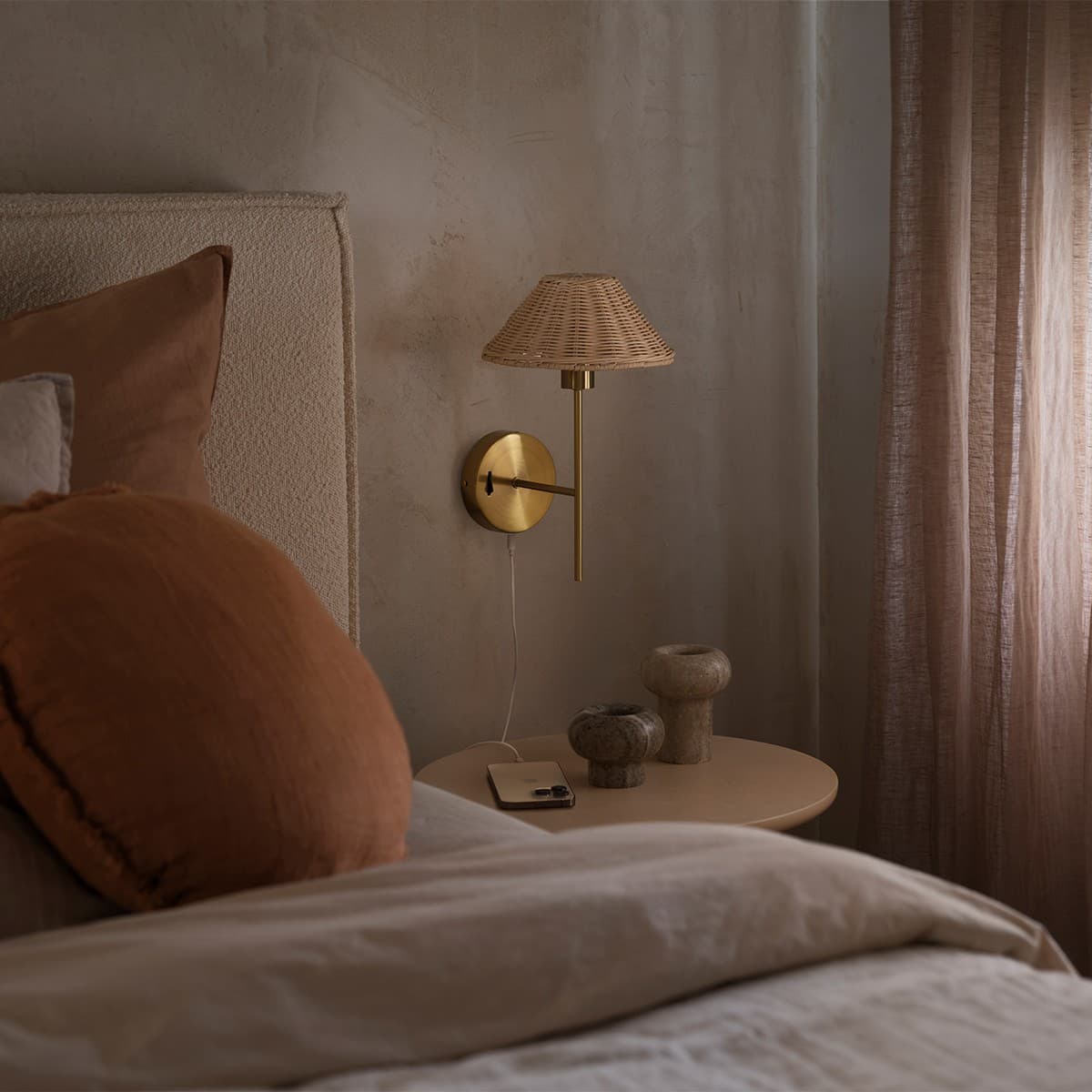 Daria Rattan Shade in Natural