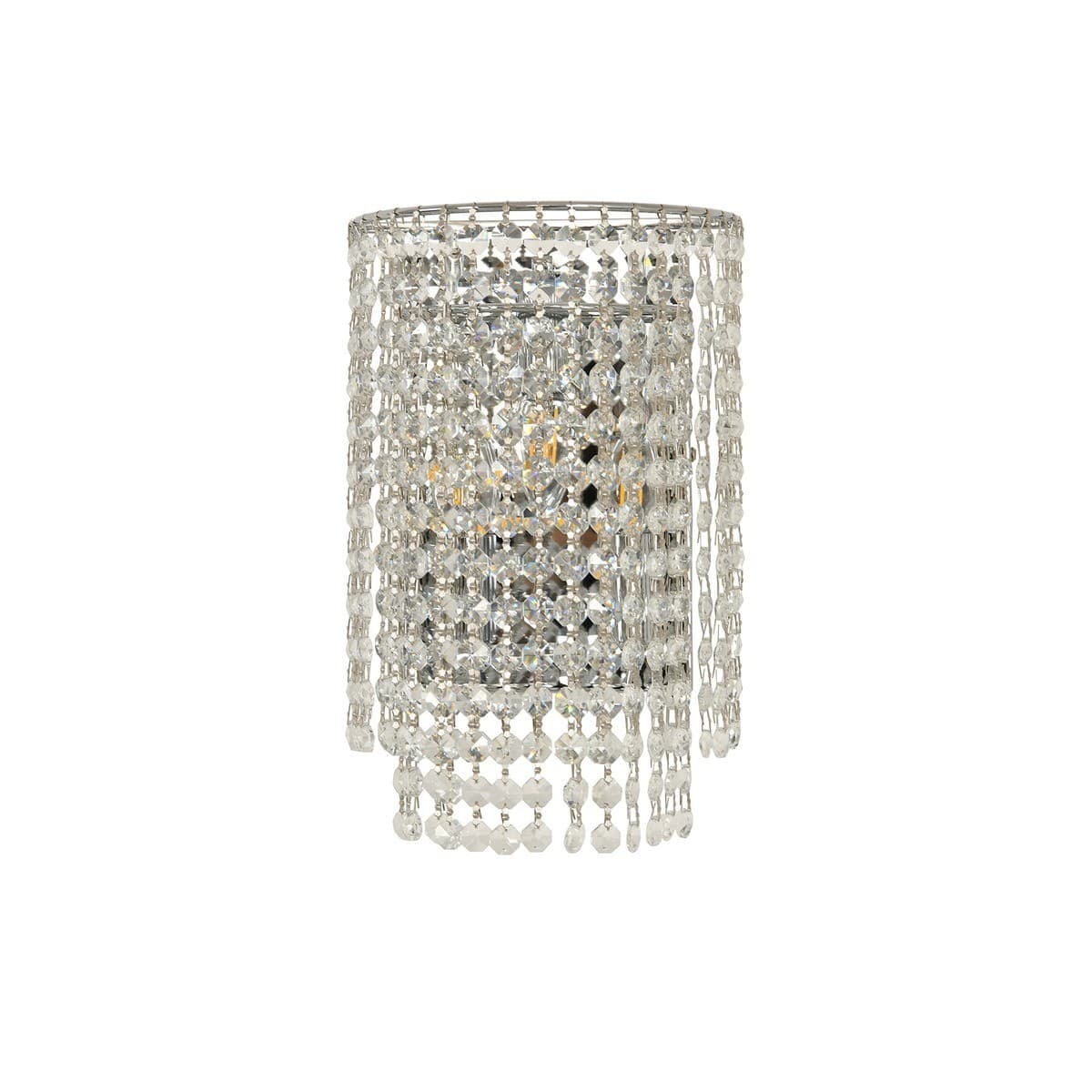 Sarita 3 Light Crystal Wall Bracket in Chrome-img-1