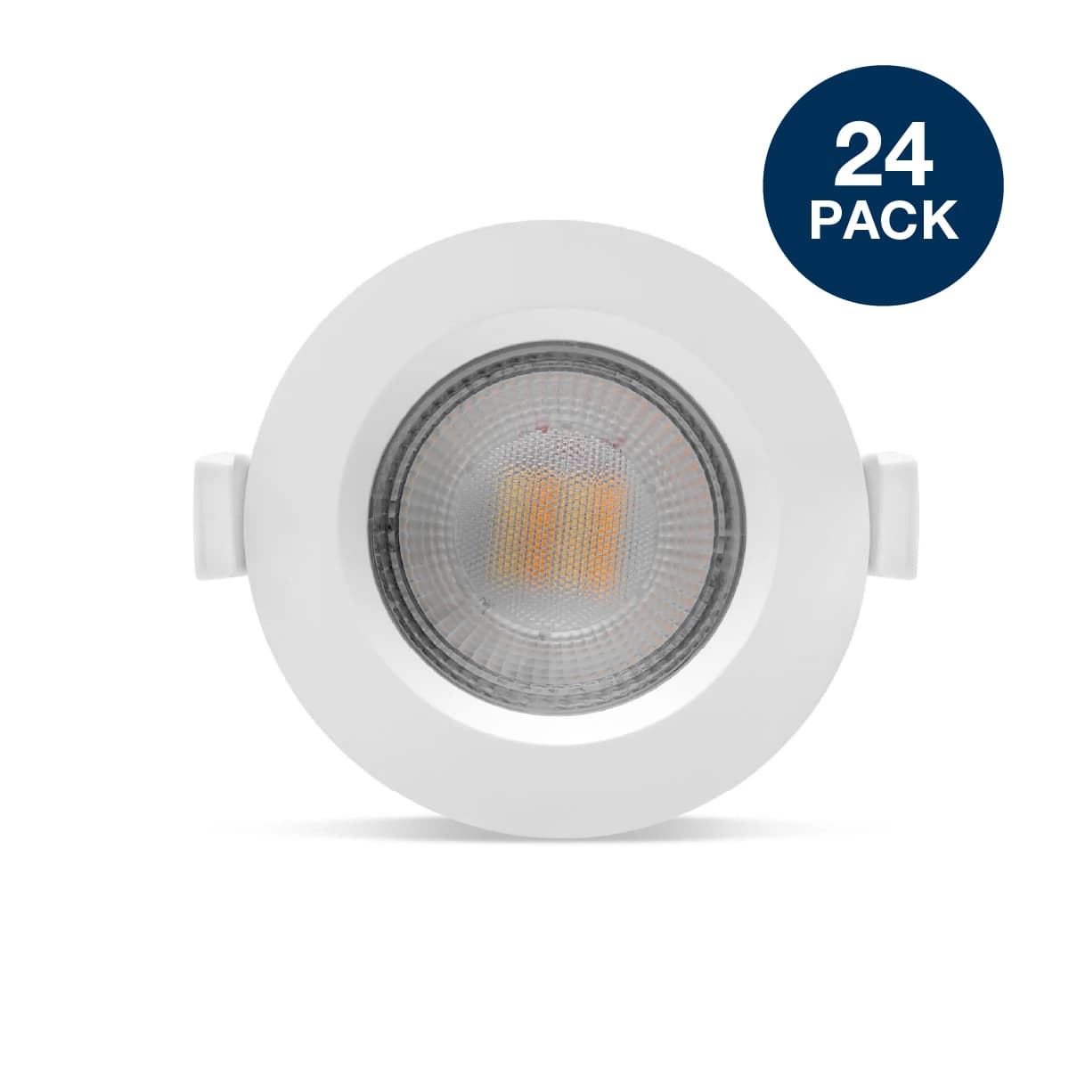 Scope Lens LED Fixed Downlight in White, 24 pack-img-1