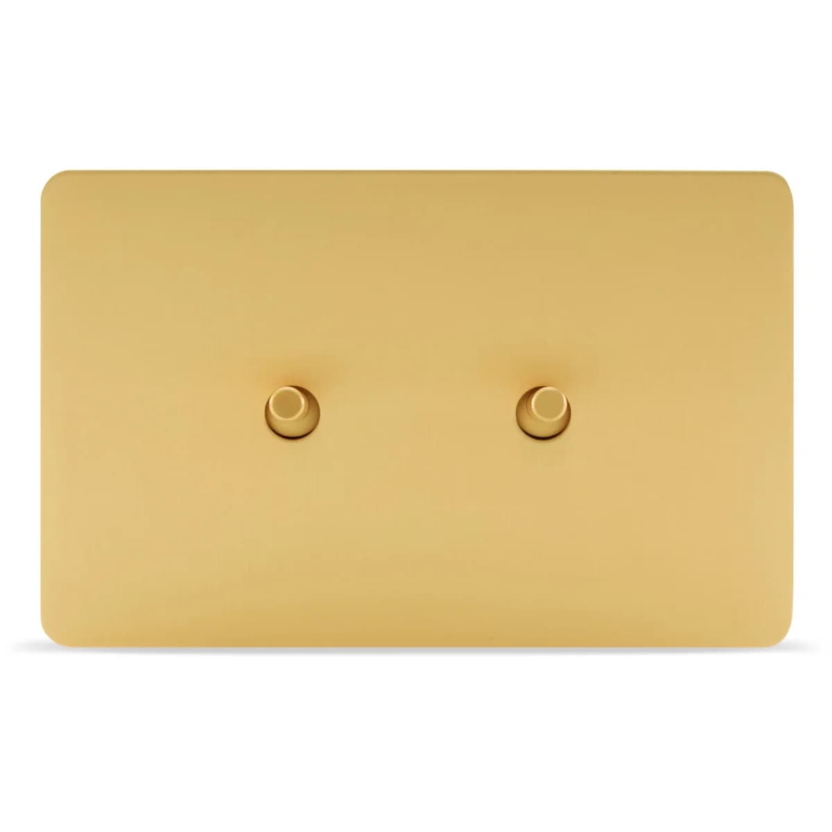 MFL Forge Modern 2 Gang Complete Switch in Brass-img-1