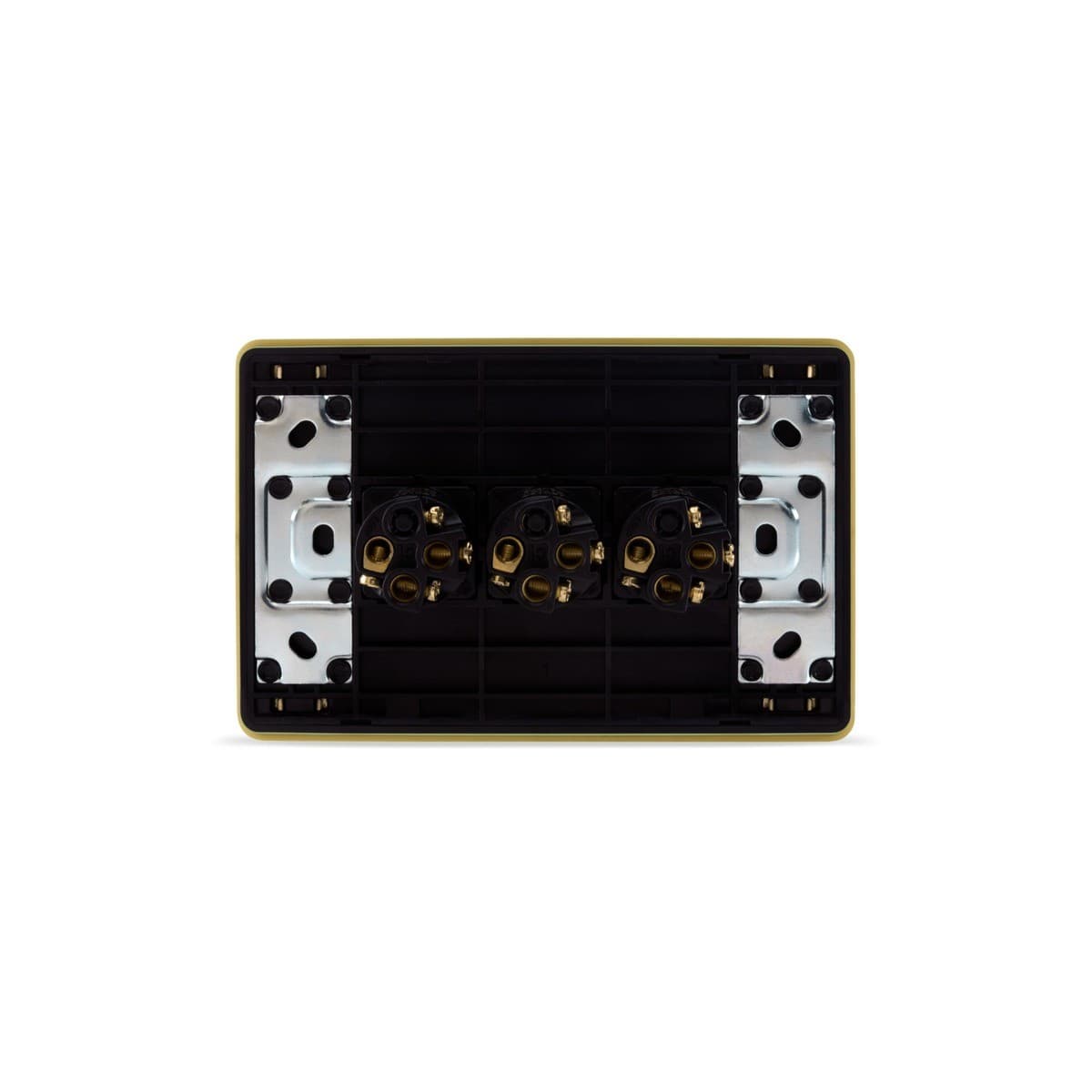 MFL Forge Modern 3 Gang Complete Switch in Brass-img-3
