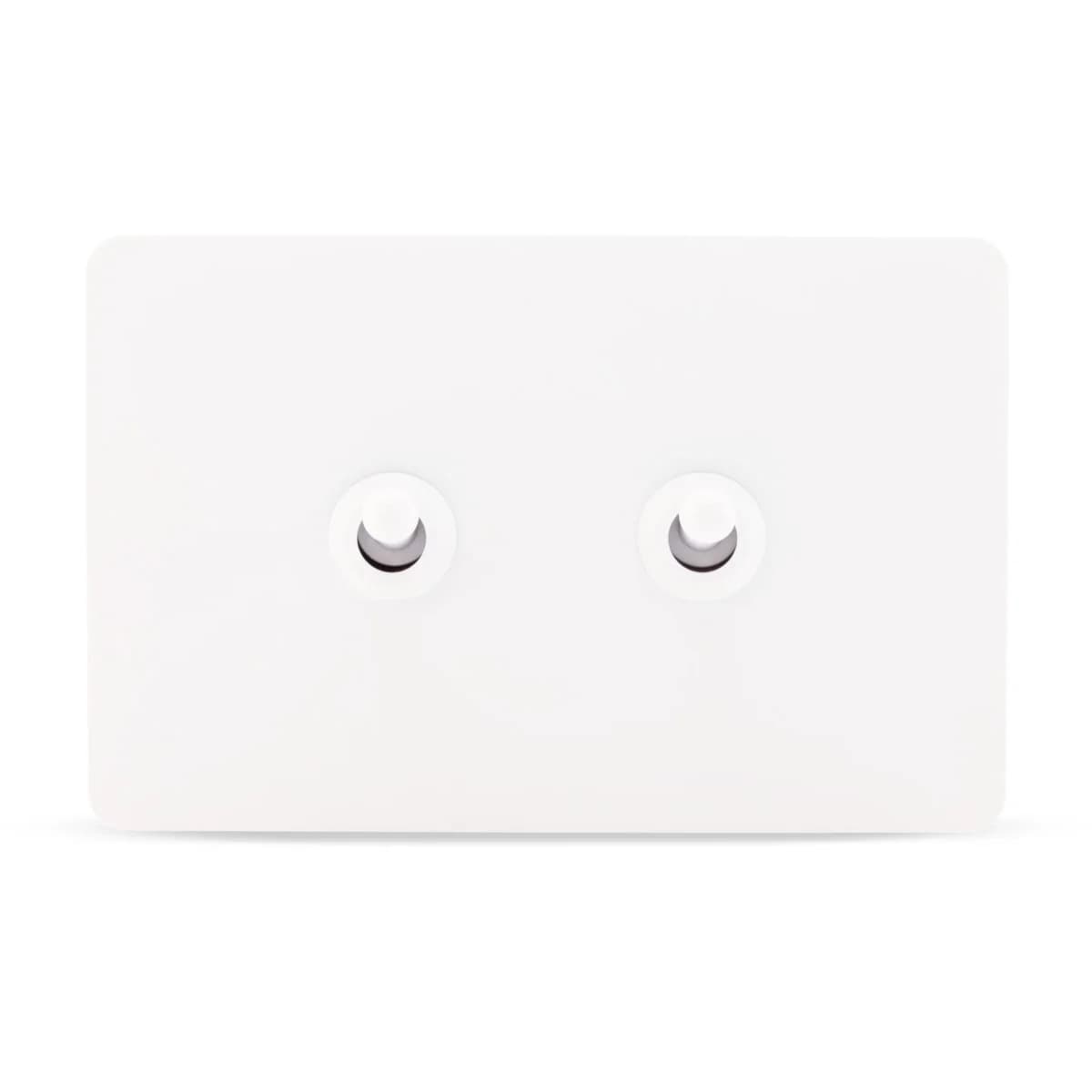 MFL Forge Heritage 2 Gang Complete Switch in White-img-1