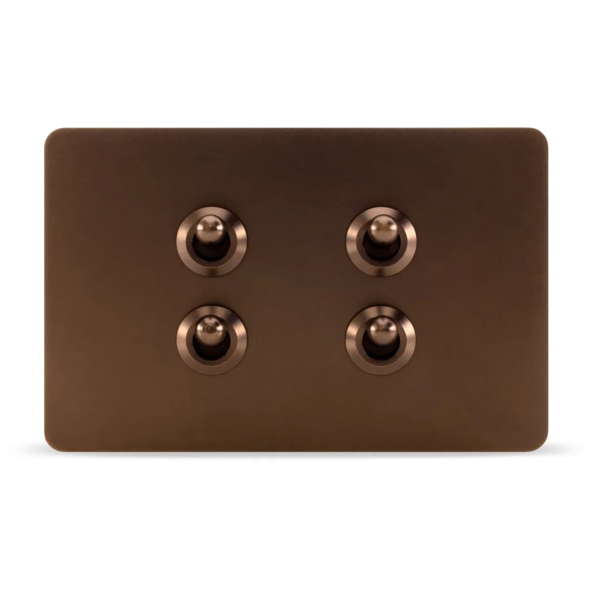 MFL Forge Heritage 4 Gang Complete Switch in Bronze-img-1