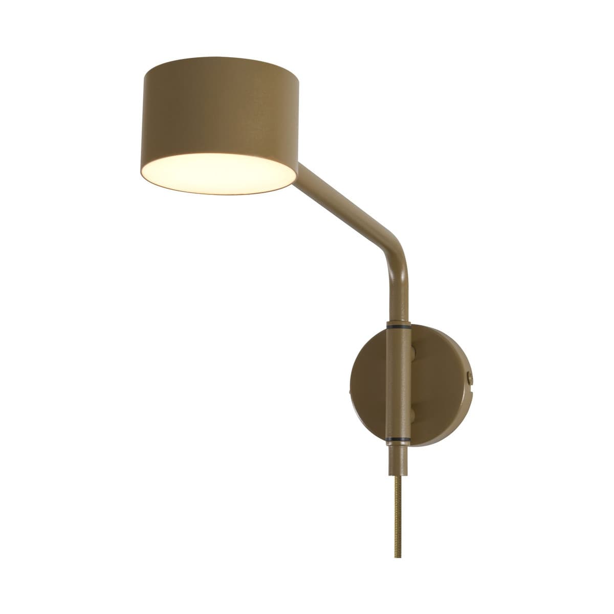 LUCCI VINCE CCT DIM LED WALL LAMP IN OLIVE GREEN