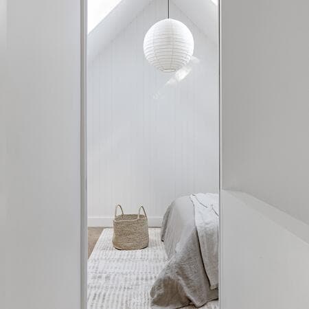 image by saltatshoalbay containing bedroom, white, bed, room, skylight