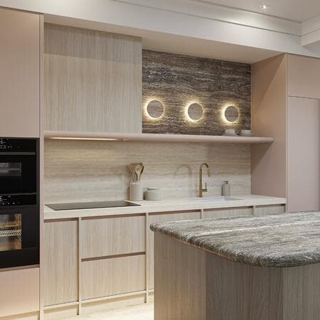 image by gia_renovations containing kitchen, modern, oven, sink, kitchen island