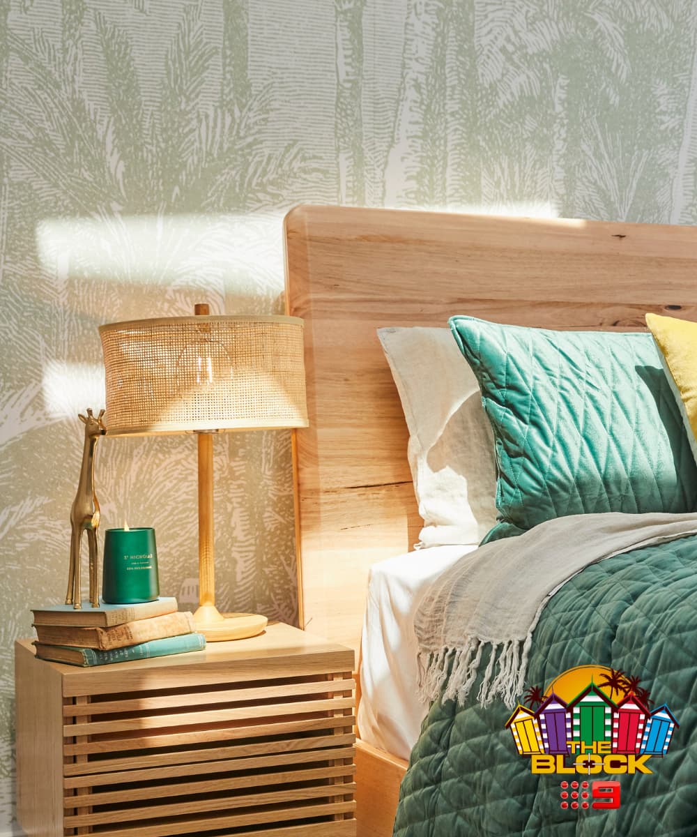RTL/TLC- The Block 2020: Jimmy & Tam's guest bedroom Shore Table Lamp (3:4)