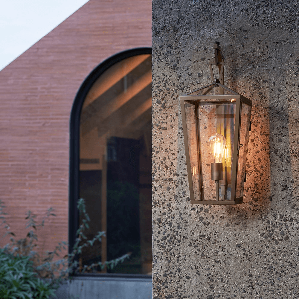 Balmoral 1 Light Large Exterior Wall Bracket in Bronze | Beacon Lighting