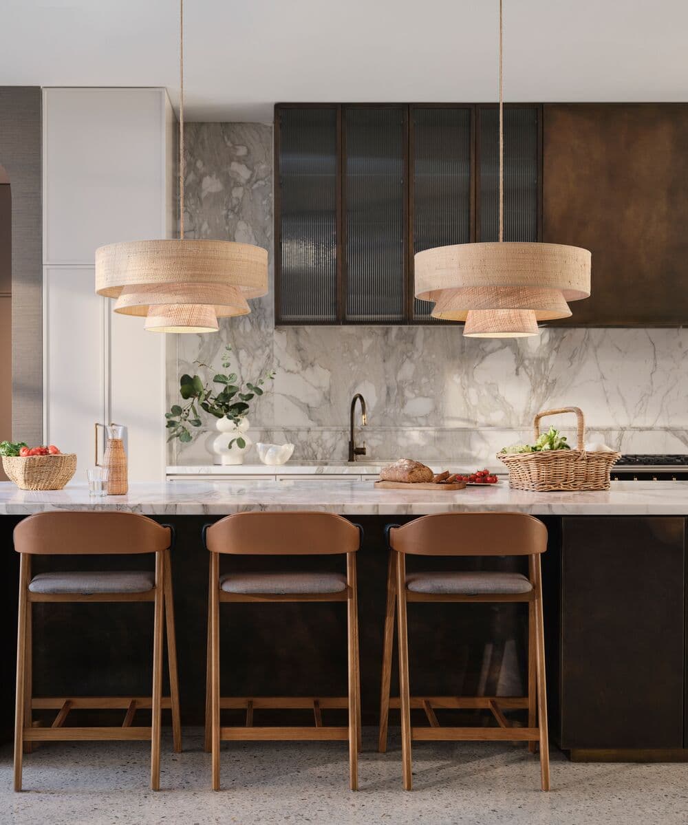 Calido Tier Shade Only Raffia | Beacon Lighting