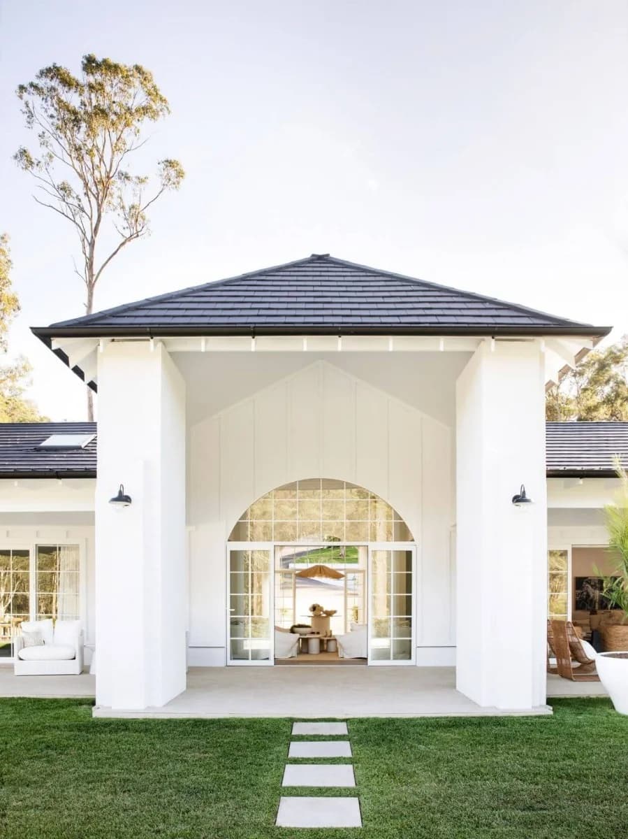 Three Birds Renovations Front and Back of House | Beacon Lighting